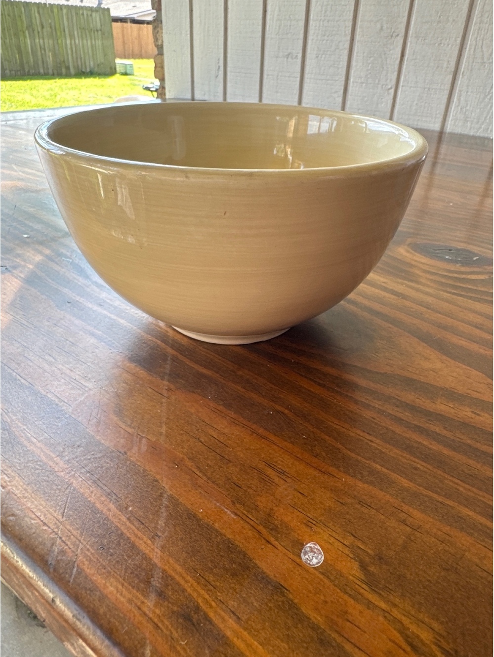 Artimino Ciao II Handpainted Earthenware Bowl Cream Beige